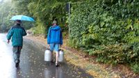 Keine Milch aber Wasserversorgung